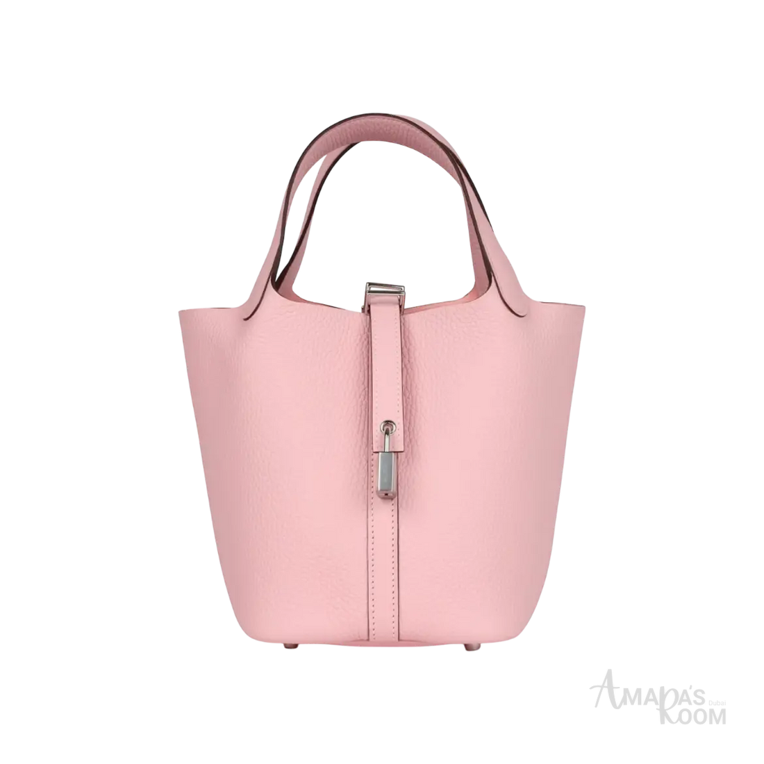 Hermès Picotin Lock 18 Bucket Bag – Rose Sakura Clemence Palladium Hardware - View 1
