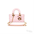 Dior Lady D-Joy Quilted Leather Bag – Pink - View 1