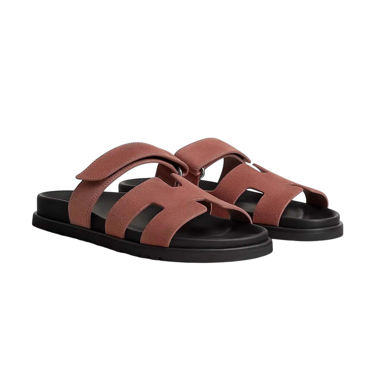 Hermès Chypre Sandals – Rose Antique - View 1