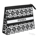 Fendi – Flat Pouch Clutch Bag Black & White