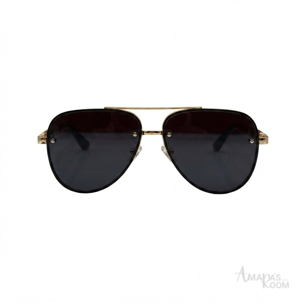 Cartier Sunglasses – Black & Gold-Tone - View 1