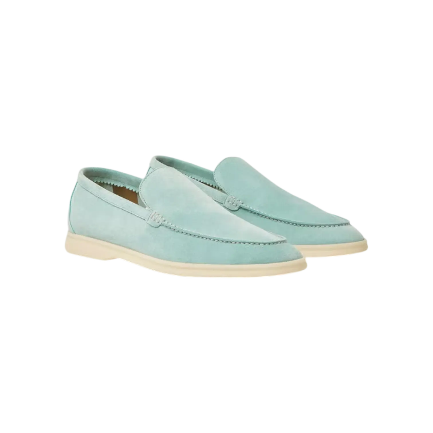 Loro Piana Summer Walk Loafers – Acquamarina - View 1