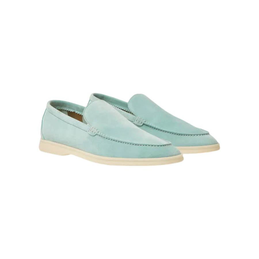 Loro Piana Summer Walk Loafers – Acquamarina - View 1