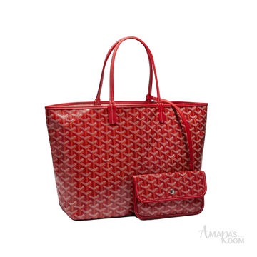 Goyard Saint Louis Tote Bag – Red - View 1