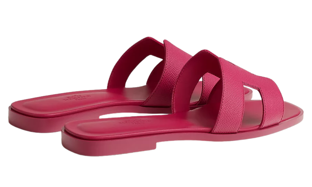 Oran Leather Slides – Bougainvillea Pink – Amara UAE image 3