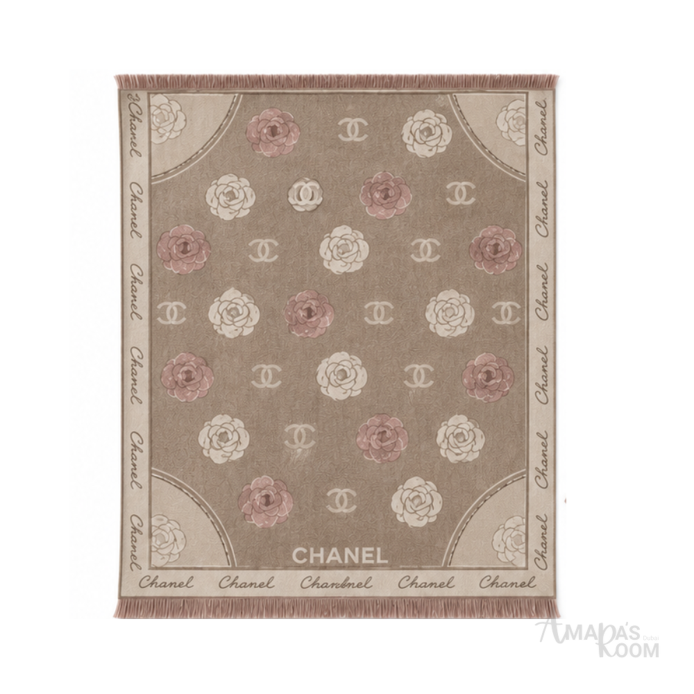 Chanel | Scarf CC Monogram Taupe - View 1