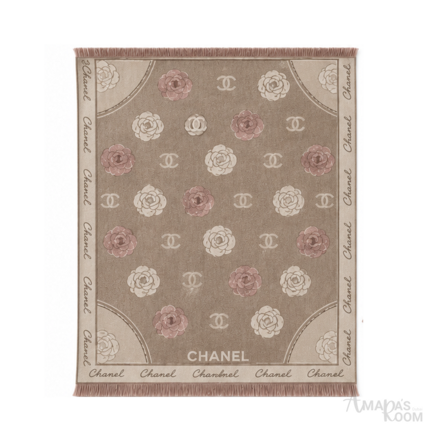 Chanel | Scarf CC Monogram Taupe - View 1