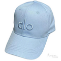 Alo Yoga | Washed Off-Duty Adjustable Baseball Cap in Light Denim Blue - View 2
