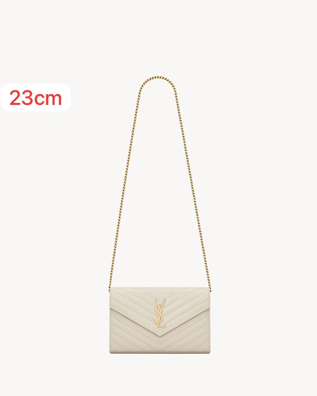 Saint Laurent Bag Cassandre Envelope Chain Wallet – product view