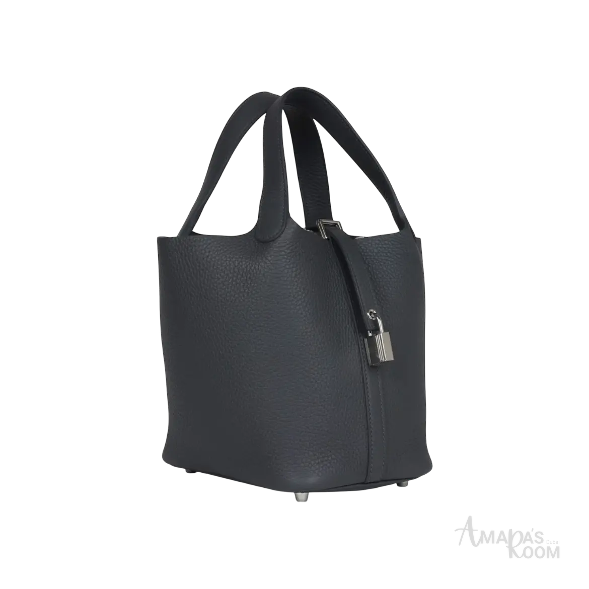 Hermès Picotin Lock 18 Bucket Bag – Ardoise Clemence Palladium Hardware - View 2