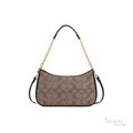 Coach Signature Canvas Shoulder Bag – Brown - View 4