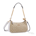 Coach Teri Shoulder Bag in Signature Canvas - View 1