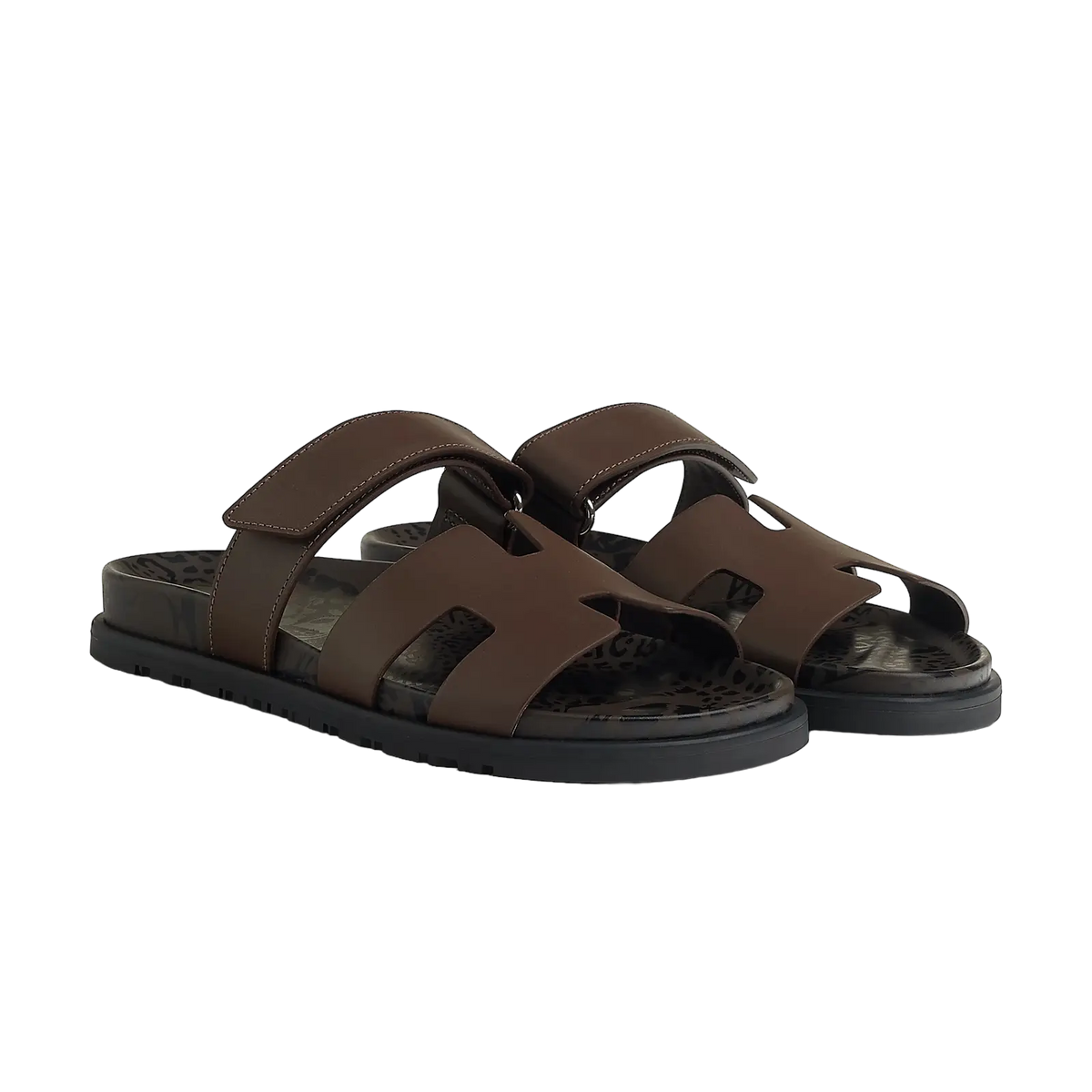 Hermès Chypre Sandals – Écorce - View 1