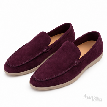 Loro Piana Footwear | Summer Walk Suede Red