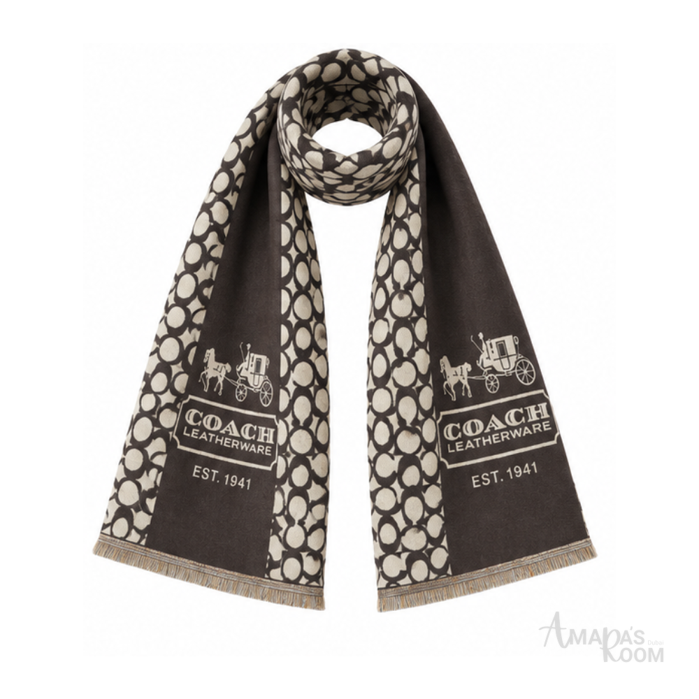 Coach | Signature Jacquard Dark Brown - View 3