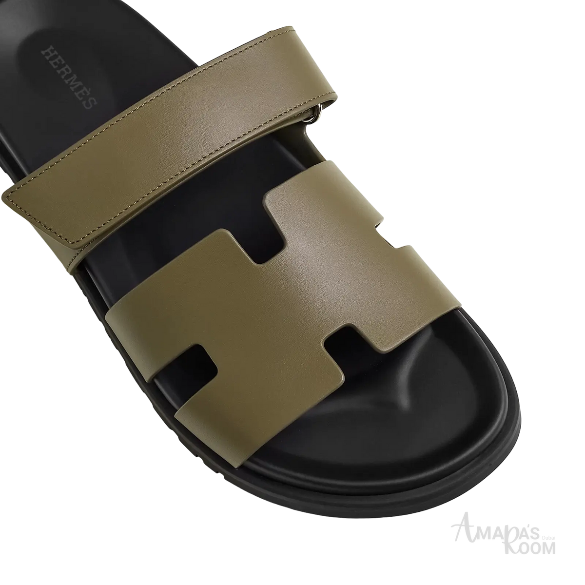 Hermès Chypre Sandals – Vert Toundra - View 2