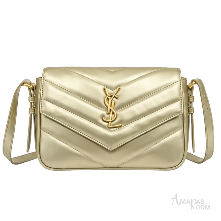 YSL Bag | LouLou Toy Strap Gold
