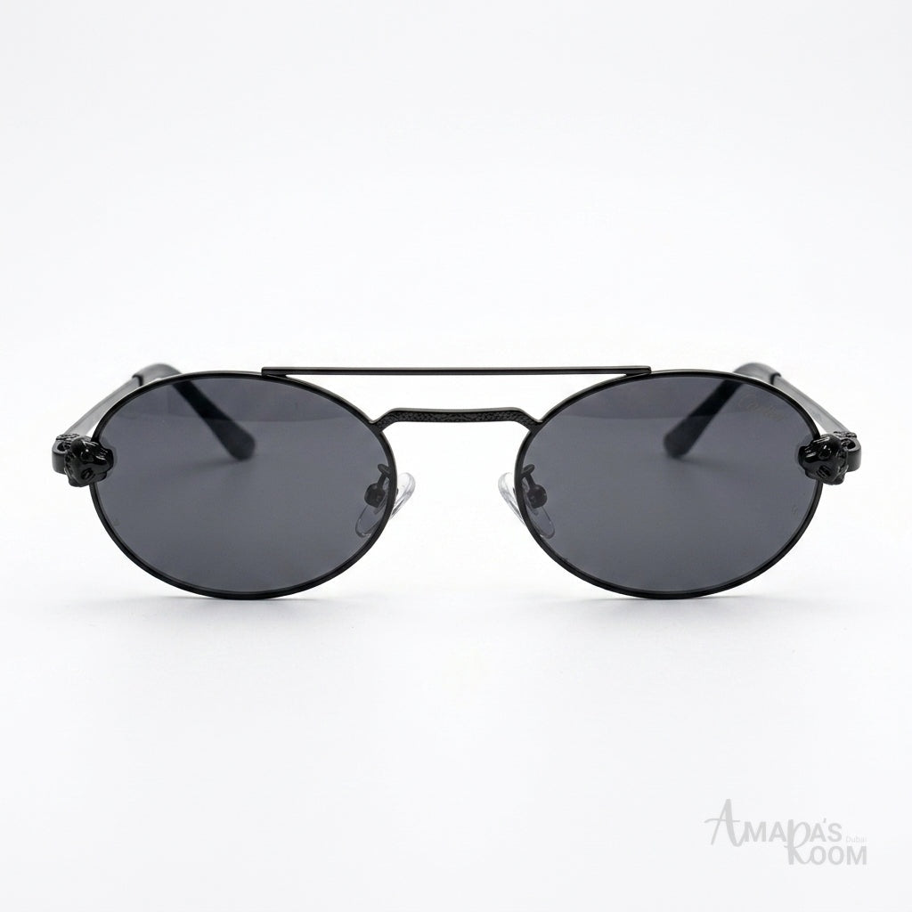 Cartier Sunglasses – Black with Dark Lenses - View 1