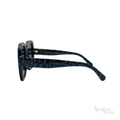 Chanel Sunglasses Signature Lettering – Black & Blue - View 2