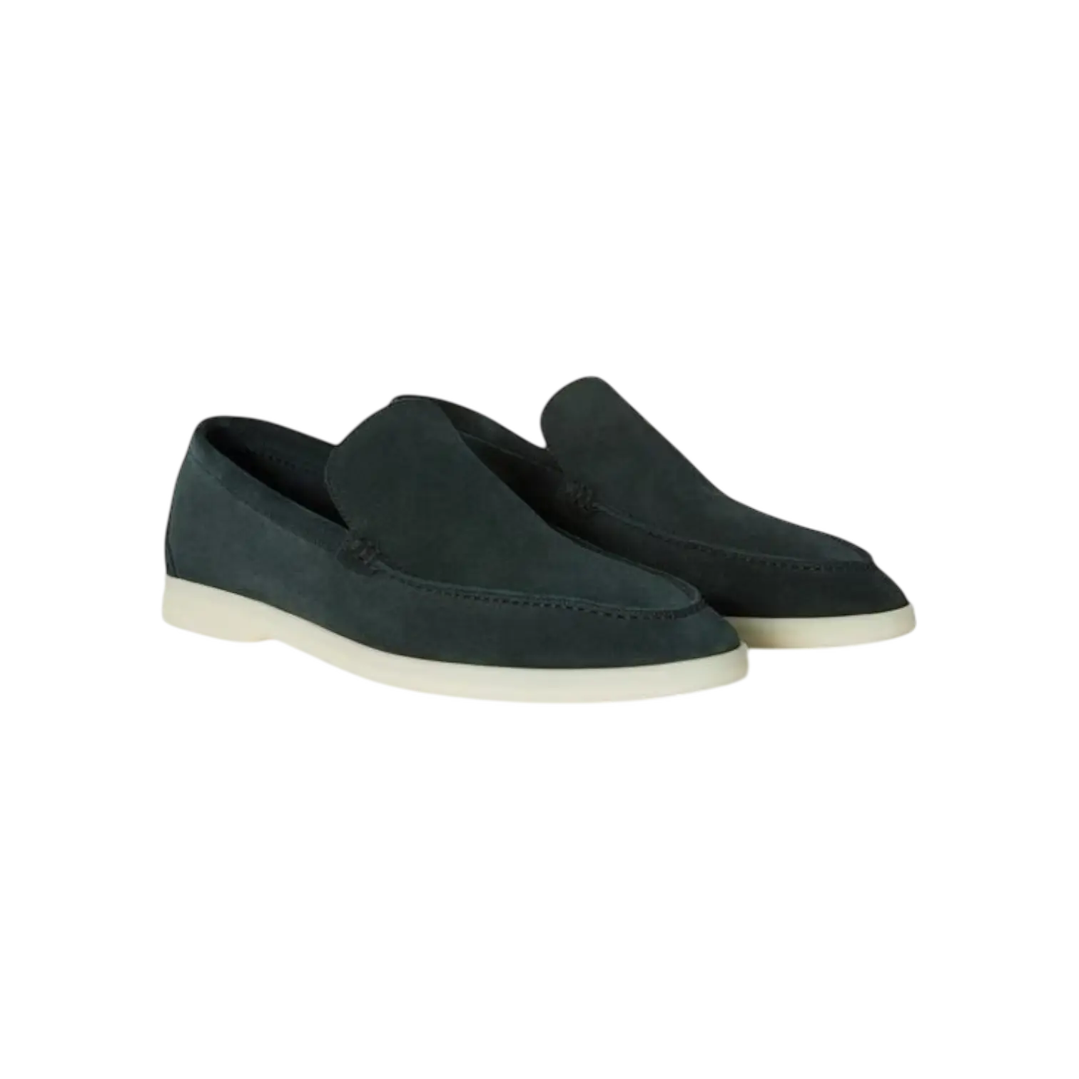 Loro Piana Summer Walk Loafers – Dark Green - View 1