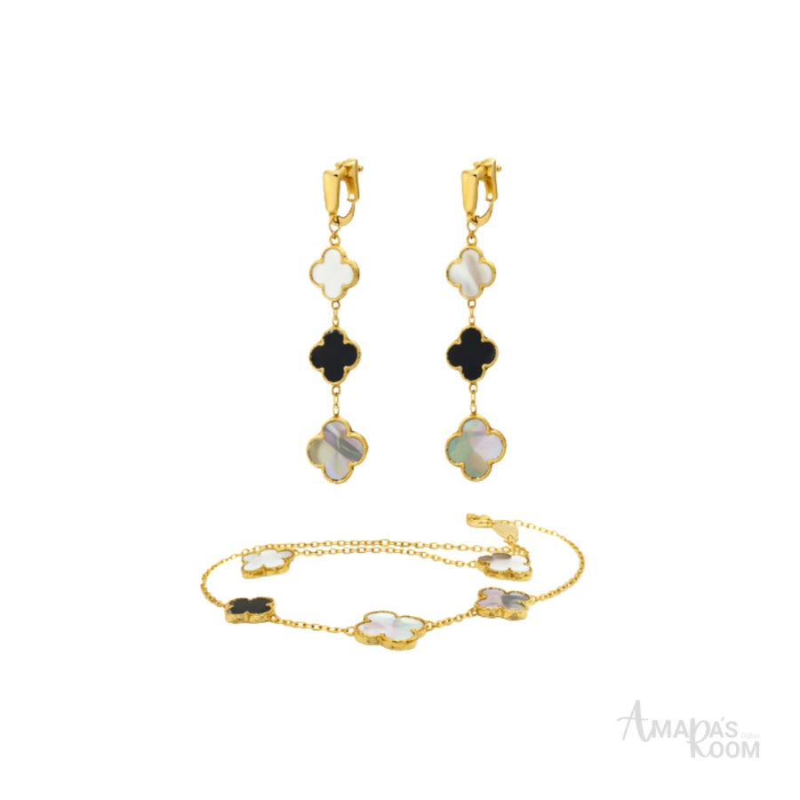 Van Cleef & Arpels Jewelry | Multicolor Clover Jewelry Set