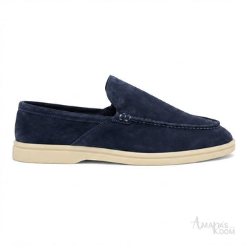 Loro Piana Footwear | Summer Walk Suede Blue