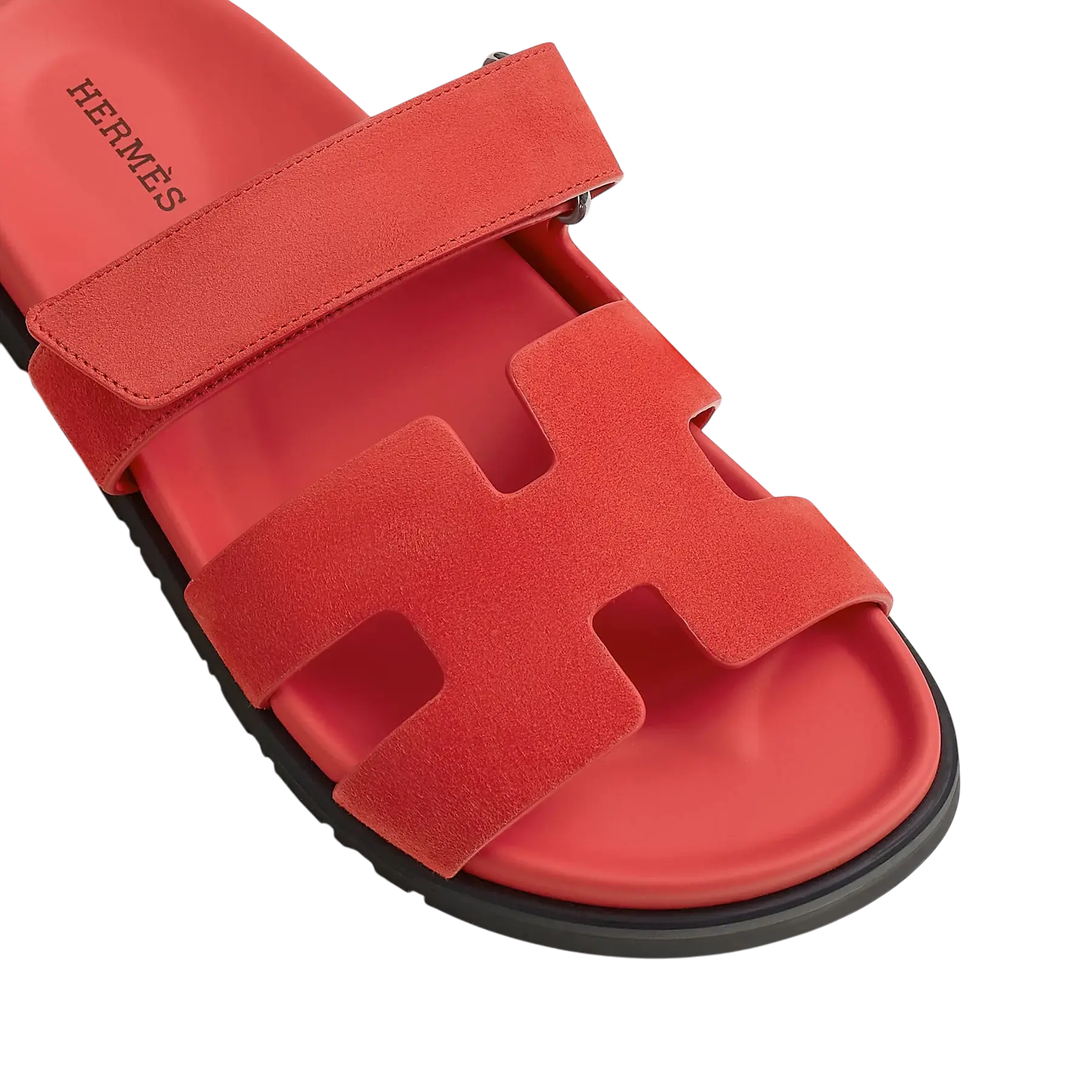 Hermès Chypre Sandals – Rose Vermillon - View 2