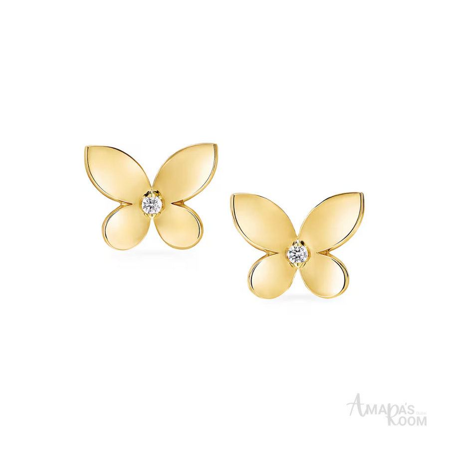 Graff Jewelry | Butterfly Earrings Gold