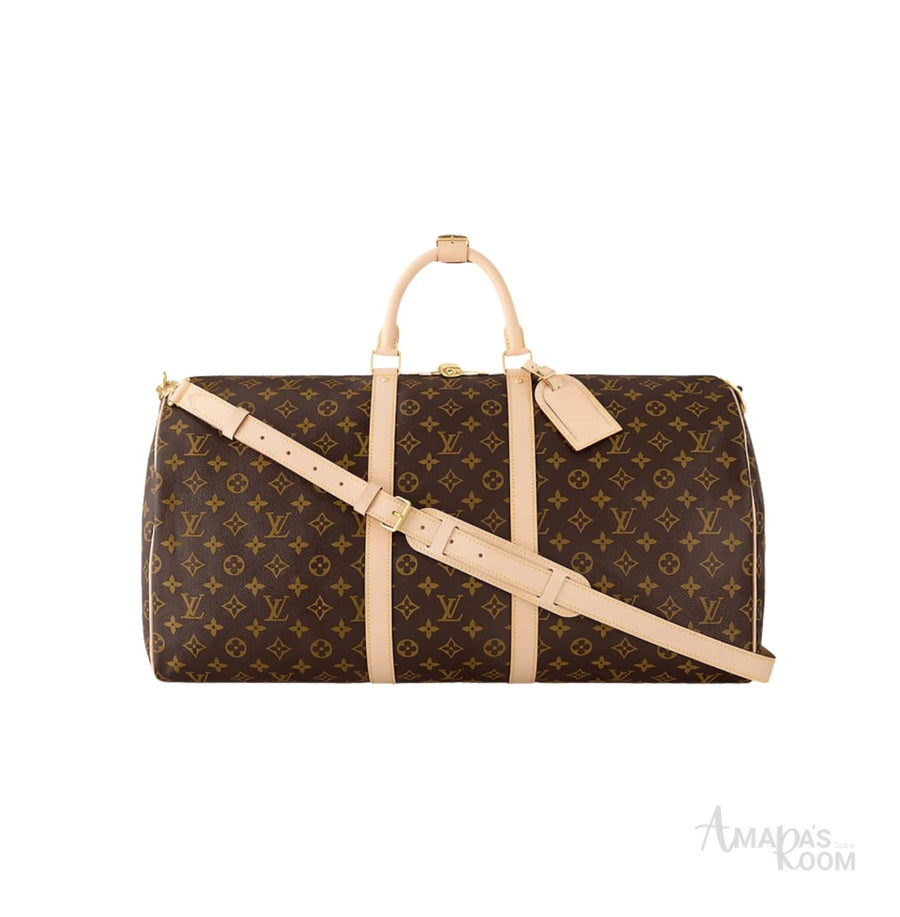 حقيبة لويس فويتون | حقيبة سفر Keepall Bandoulière 55