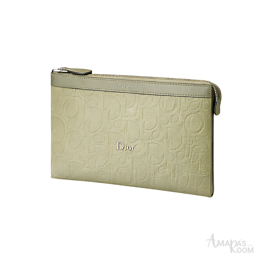 Dior Wallet | A5 Triangle Khaki Gravity Leather - View 1