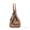Hermes Birkin-Style Mini Handbag – Nude - View 3