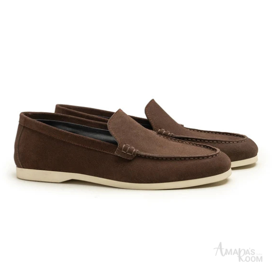 Loro Piana Footwear | Summer Walk Suede Brown