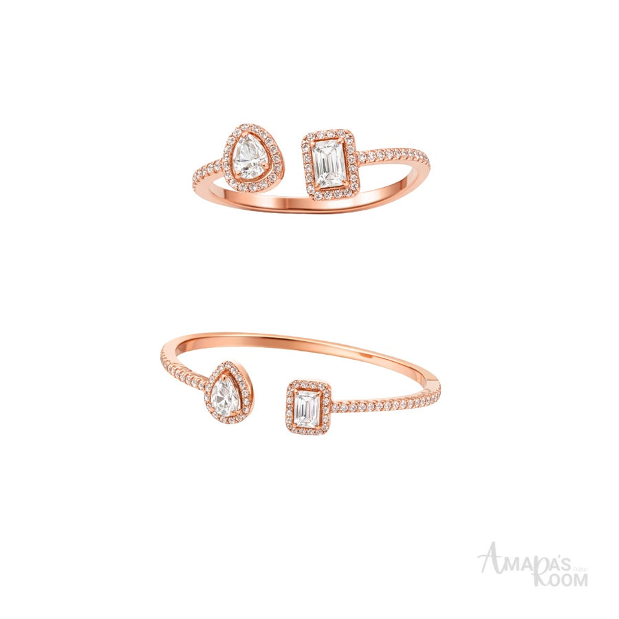 Messika Jewelry | Moi Jewelry Set Rose Gold Diamonds