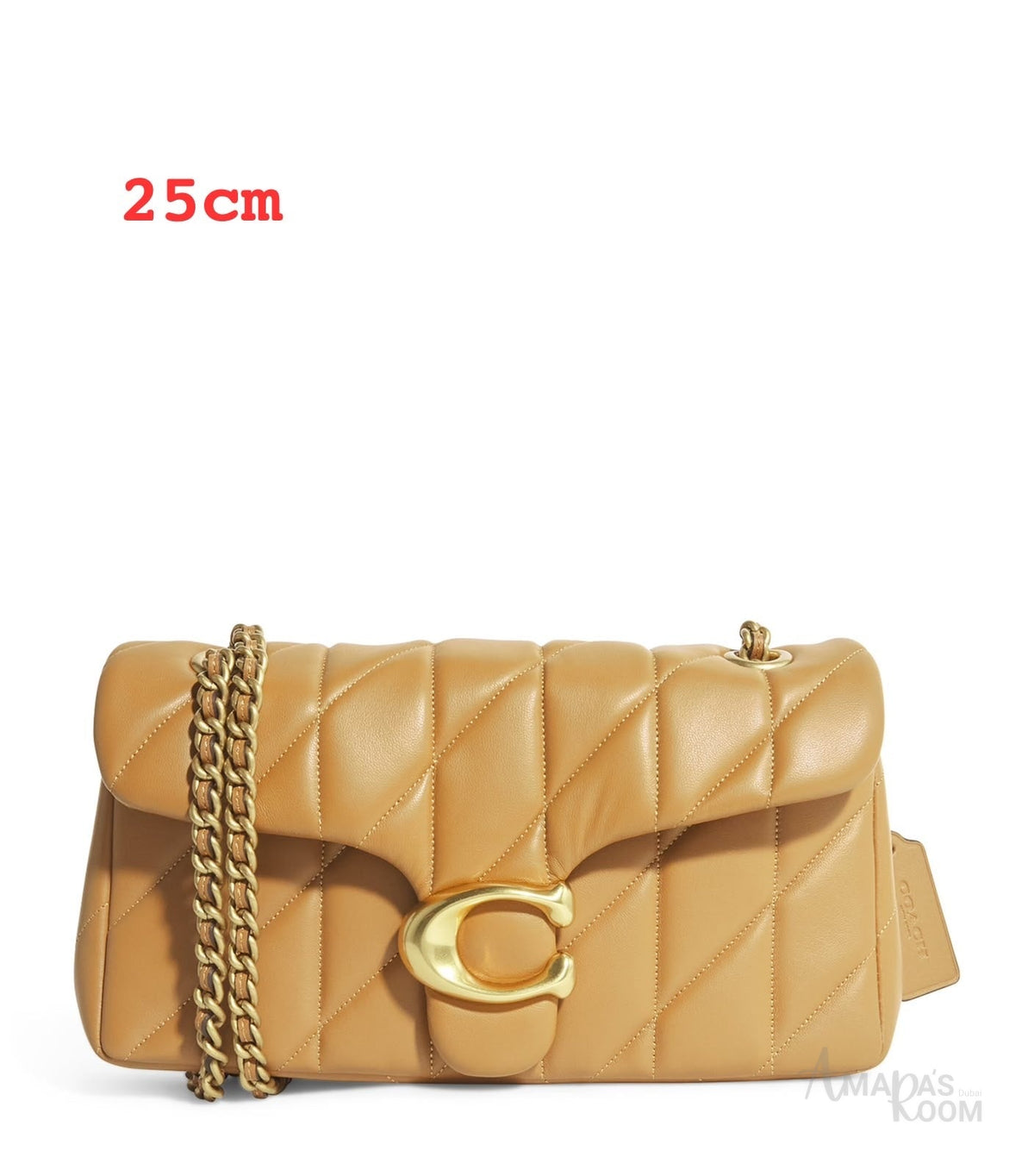 Coach Tabby Quilted Leather Shoulder Bag – Light Brown - View 5