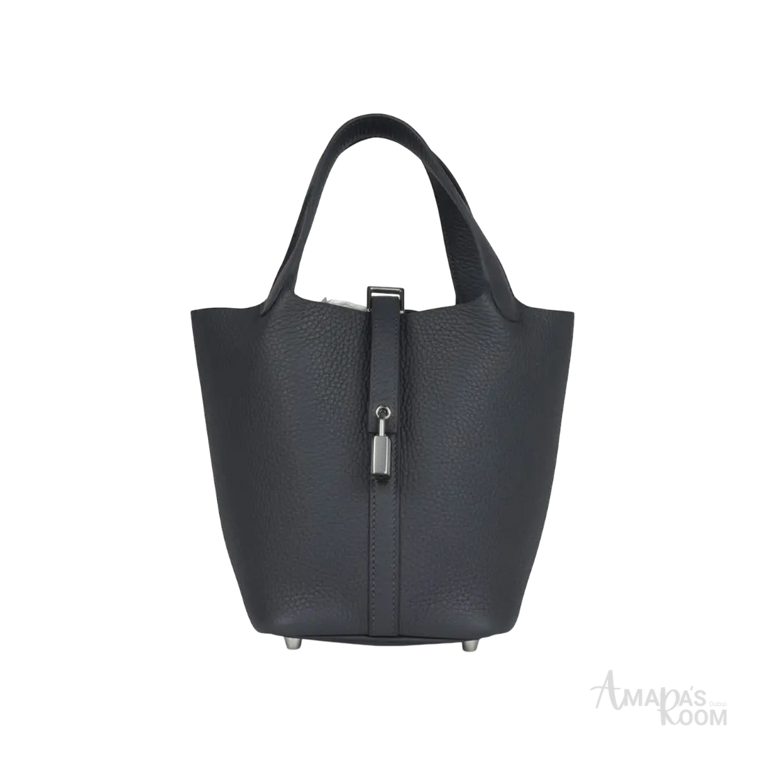 Hermès Picotin Lock 18 Bucket Bag – Ardoise Clemence Palladium Hardware - View 1