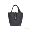 Hermès Picotin Lock 18 Bucket Bag – Ardoise Clemence Palladium Hardware - View 1