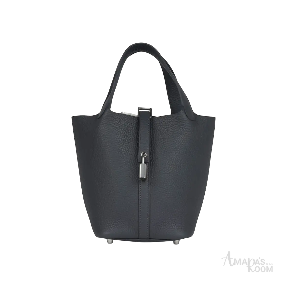 Hermès Picotin Lock 18 Bucket Bag – Ardoise Clemence Palladium Hardware - View 1