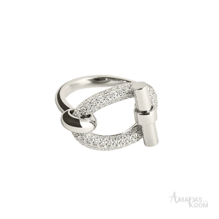 Hermès Jewelry | Adage Ring Silver Gold