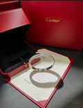 Cartier Juste un Clou Bracelet, Double, Half-Paved