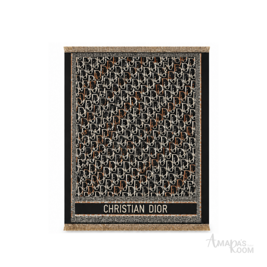 Dior Scarf | Oblique Black