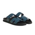 Hermès Chypre Sandals – Bleu Turquin - View 1