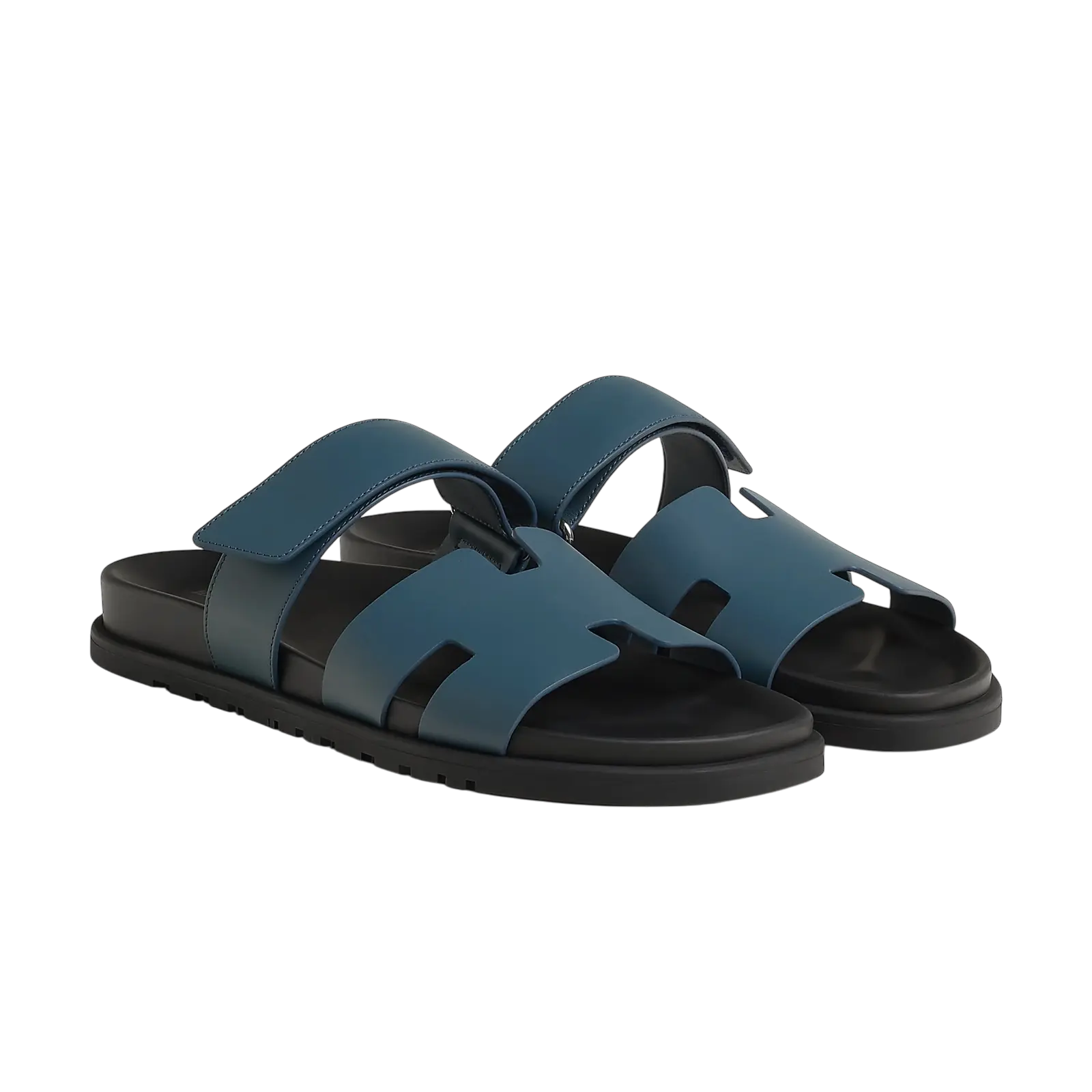Hermès Chypre Sandals – Bleu Turquin - View 1