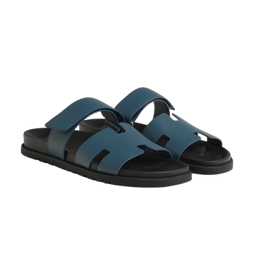Hermès Chypre Sandals – Bleu Turquin - View 1