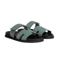Hermès Chypre Sandals – Bleu Tonnerre - View 1