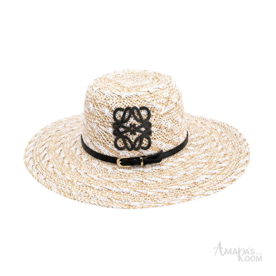 Loewe Anagram Raffia Sun Hat Beige – product view