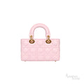 Dior Lady D-Joy Quilted Leather Bag – Pink - View 4