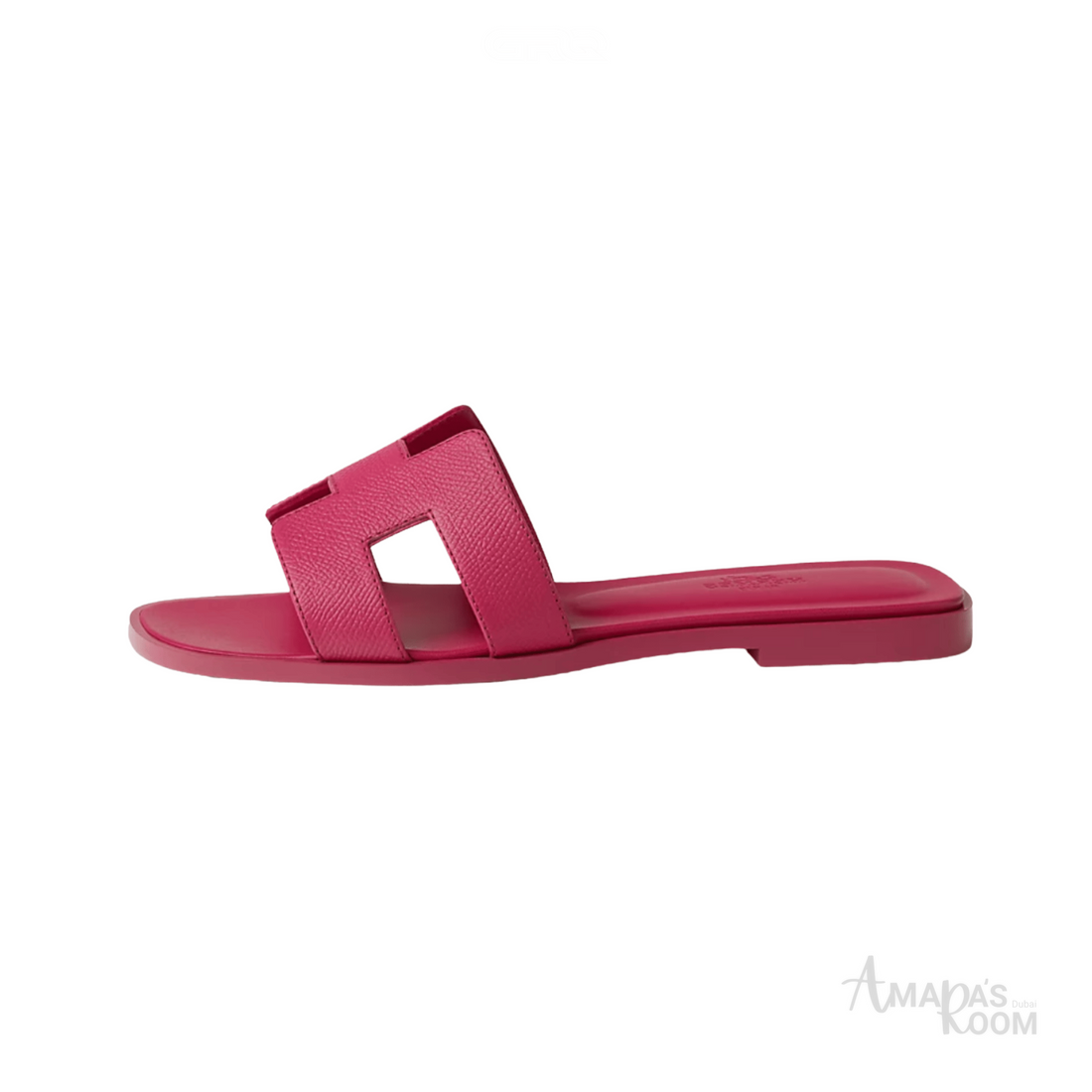 Oran Leather Slides – Bougainvillea Pink – Amara UAE image 1