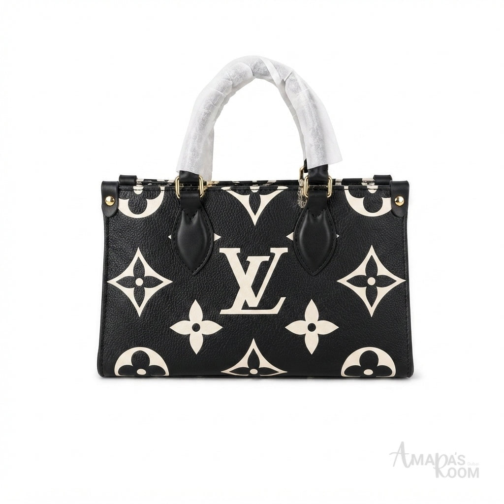 Louis Vuitton OnTheGo PM Tote Bag – Black & White - View 1