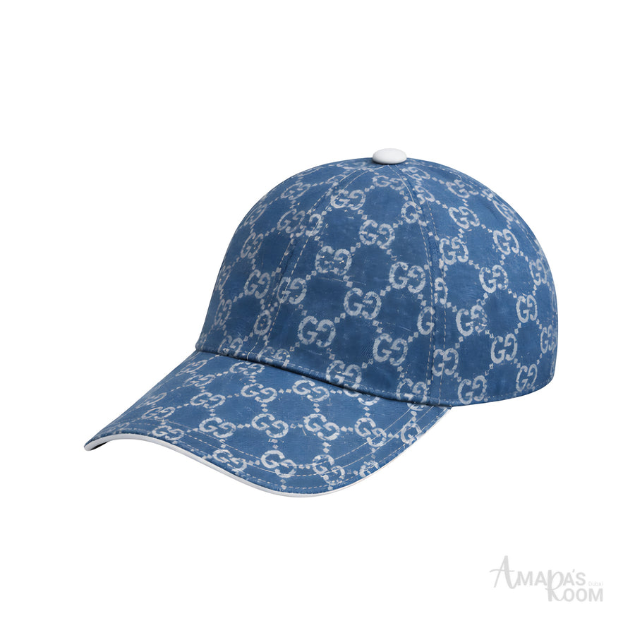 Gucci GG Logo Canvas - Blue - View 1