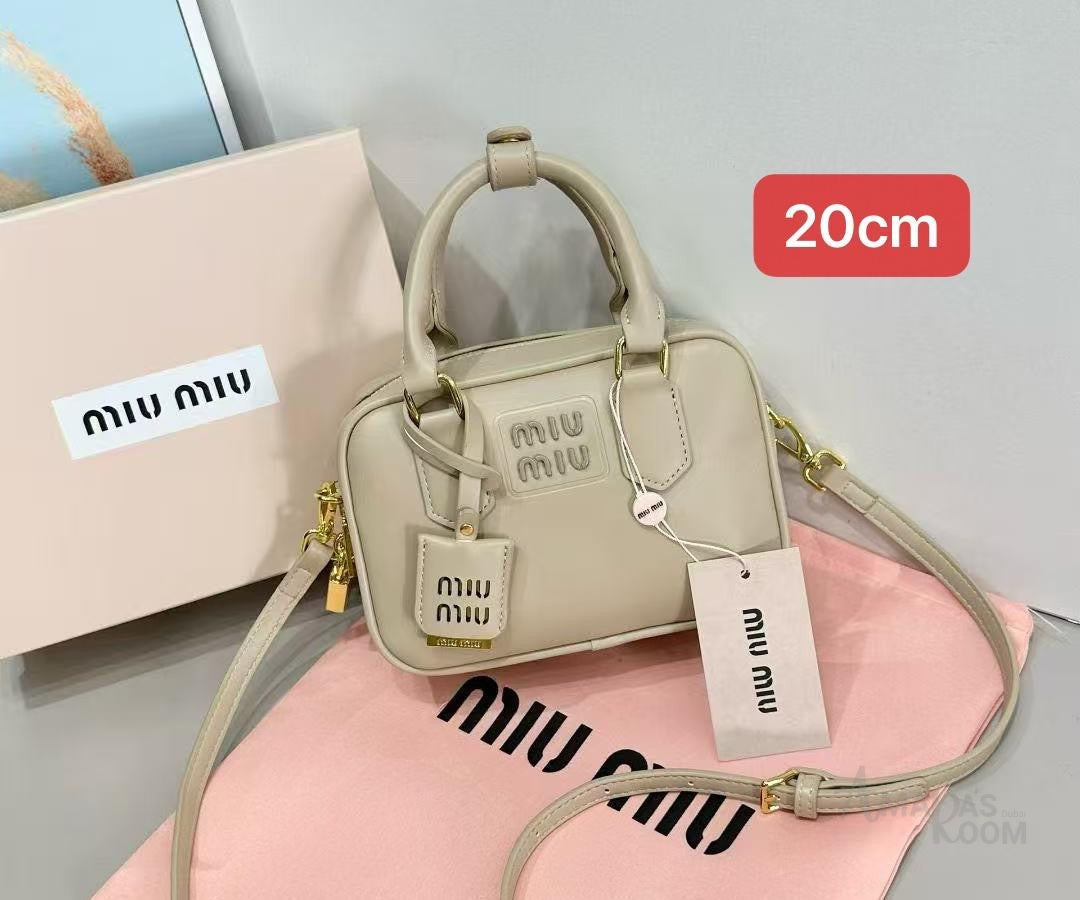 Miu Miu Bag Arcadie Leather Top Handle – product view